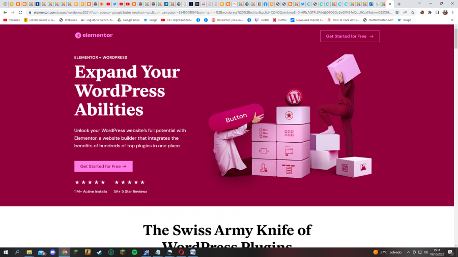Elementor - the swiss army knife to create modern web &amp; ecommerce